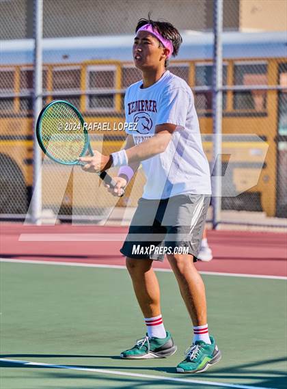 Thumbnail 2 in Fort Bend Kempner @ Galena Park (UIL Tennis 5A Region 3 Bi-District) photogallery.