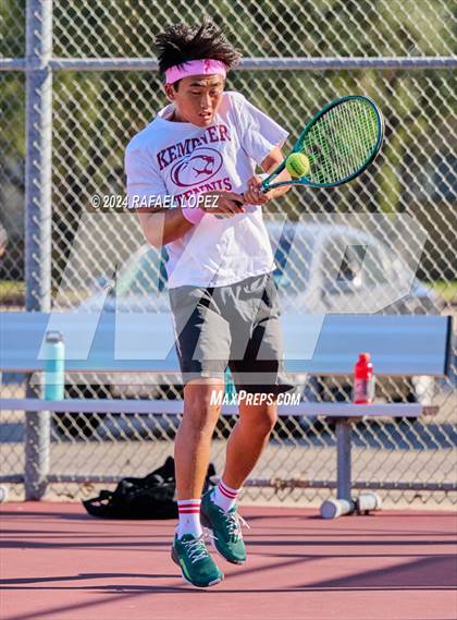 Thumbnail 2 in Fort Bend Kempner @ Galena Park (UIL Tennis 5A Region 3 Bi-District) photogallery.