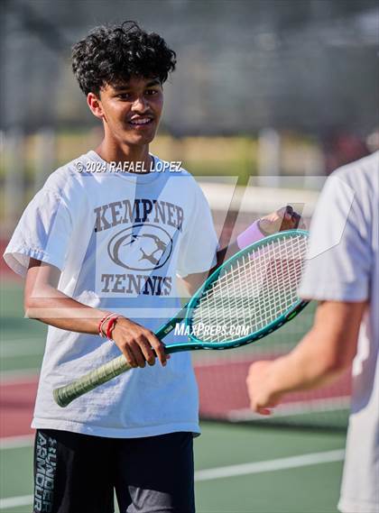 Thumbnail 2 in Fort Bend Kempner @ Galena Park (UIL Tennis 5A Region 3 Bi-District) photogallery.