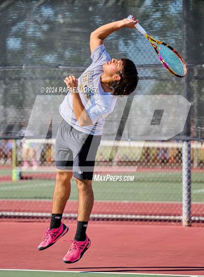 Thumbnail 1 in Fort Bend Kempner @ Galena Park (UIL Tennis 5A Region 3 Bi-District) photogallery.