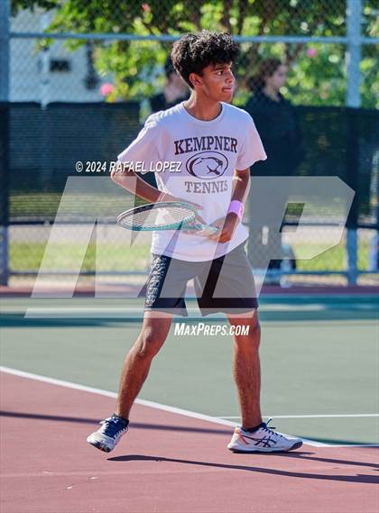 Thumbnail 2 in Fort Bend Kempner @ Galena Park (UIL Tennis 5A Region 3 Bi-District) photogallery.