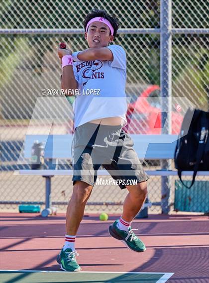 Thumbnail 3 in Fort Bend Kempner @ Galena Park (UIL Tennis 5A Region 3 Bi-District) photogallery.