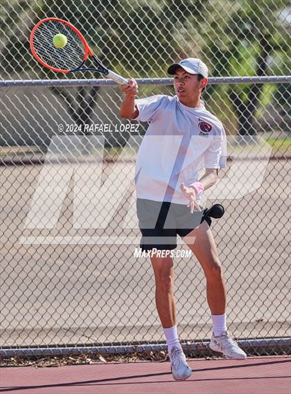 Thumbnail 2 in Fort Bend Kempner @ Galena Park (UIL Tennis 5A Region 3 Bi-District) photogallery.