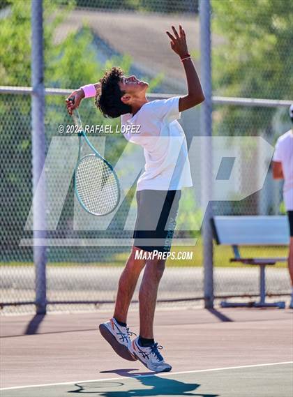Thumbnail 2 in Fort Bend Kempner @ Galena Park (UIL Tennis 5A Region 3 Bi-District) photogallery.