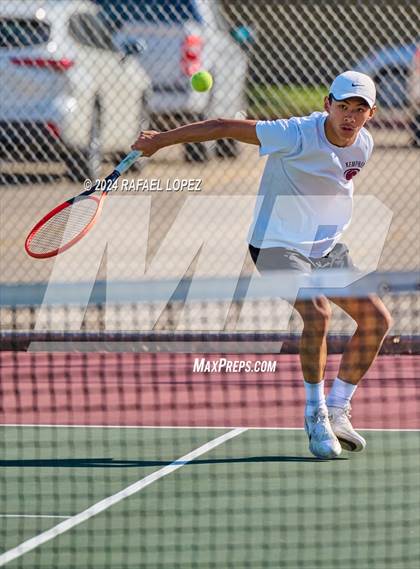 Thumbnail 2 in Fort Bend Kempner @ Galena Park (UIL Tennis 5A Region 3 Bi-District) photogallery.