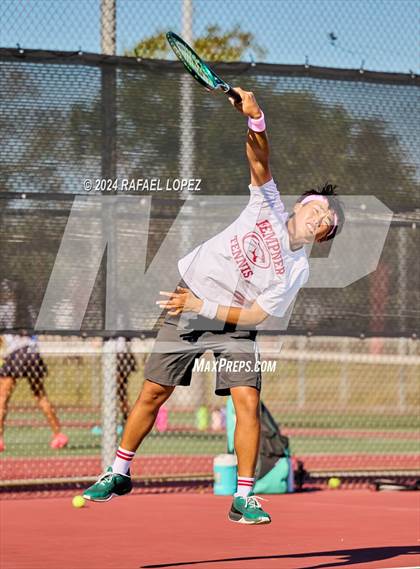 Thumbnail 3 in Fort Bend Kempner @ Galena Park (UIL Tennis 5A Region 3 Bi-District) photogallery.