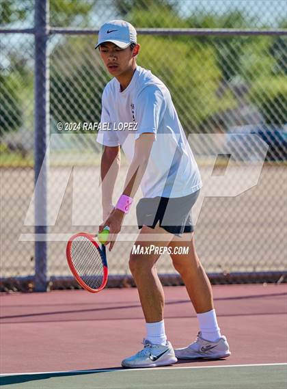 Thumbnail 2 in Fort Bend Kempner @ Galena Park (UIL Tennis 5A Region 3 Bi-District) photogallery.