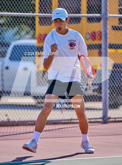 Thumbnail 2 in Fort Bend Kempner @ Galena Park (UIL Tennis 5A Region 3 Bi-District) photogallery.