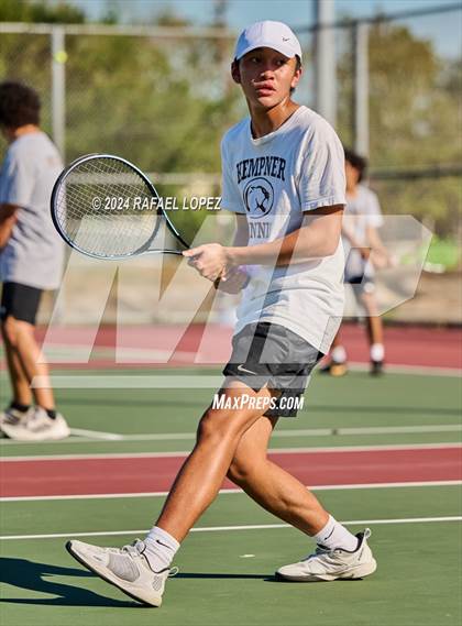 Thumbnail 1 in Fort Bend Kempner @ Galena Park (UIL Tennis 5A Region 3 Bi-District) photogallery.