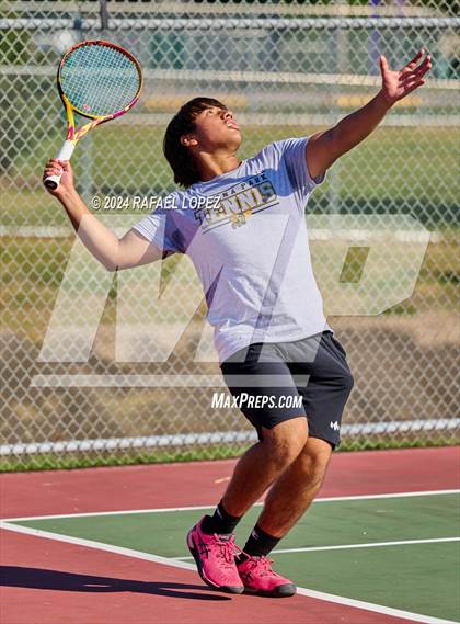 Thumbnail 1 in Fort Bend Kempner @ Galena Park (UIL Tennis 5A Region 3 Bi-District) photogallery.