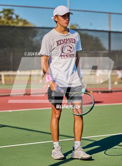 Thumbnail 1 in Fort Bend Kempner @ Galena Park (UIL Tennis 5A Region 3 Bi-District) photogallery.