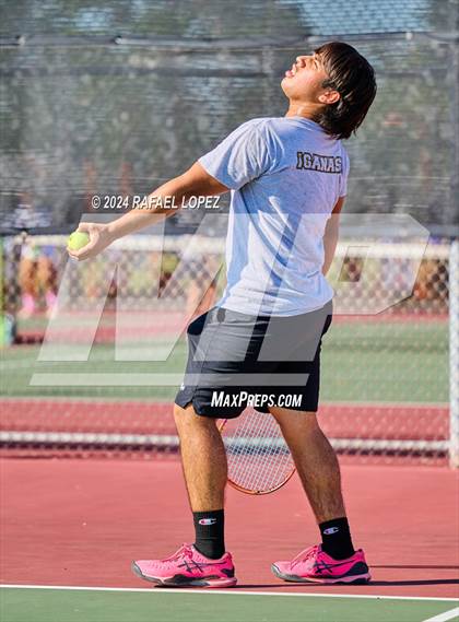 Thumbnail 2 in Fort Bend Kempner @ Galena Park (UIL Tennis 5A Region 3 Bi-District) photogallery.