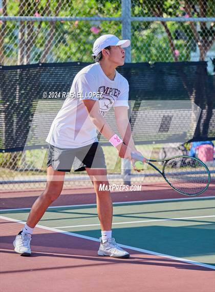 Thumbnail 2 in Fort Bend Kempner @ Galena Park (UIL Tennis 5A Region 3 Bi-District) photogallery.