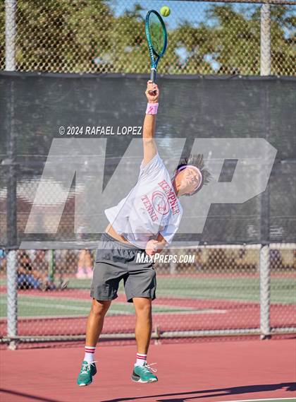Thumbnail 2 in Fort Bend Kempner @ Galena Park (UIL Tennis 5A Region 3 Bi-District) photogallery.