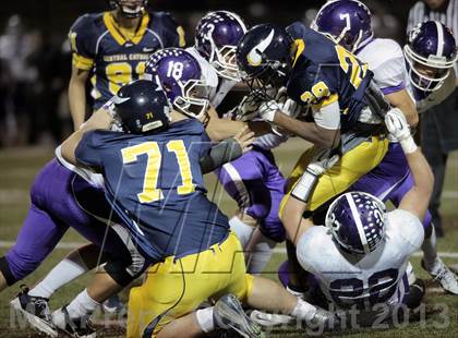 Thumbnail 2 in Baldwin vs. Central Catholic (WPIAL AAAA 1st Round) photogallery.