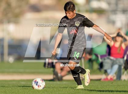 Thumbnail 2 in Virgin Valley vs Sports Leadership & Management (NIAA 3A Southern Quarterfinal) photogallery.