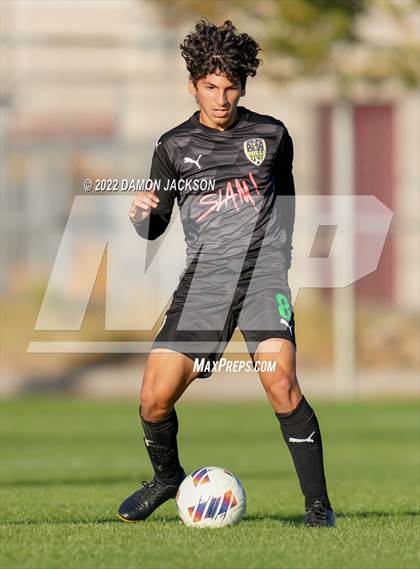 Thumbnail 1 in Virgin Valley vs Sports Leadership & Management (NIAA 3A Southern Quarterfinal) photogallery.
