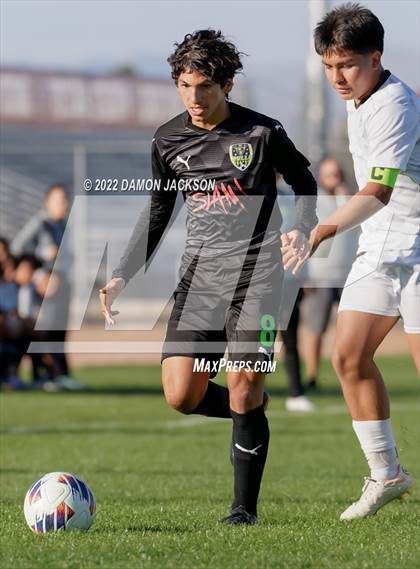 Thumbnail 2 in Virgin Valley vs Sports Leadership & Management (NIAA 3A Southern Quarterfinal) photogallery.