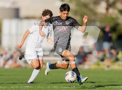 Thumbnail 3 in Virgin Valley vs Sports Leadership & Management (NIAA 3A Southern Quarterfinal) photogallery.