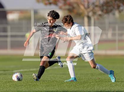 Thumbnail 2 in Virgin Valley vs Sports Leadership & Management (NIAA 3A Southern Quarterfinal) photogallery.