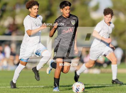Thumbnail 2 in Virgin Valley vs Sports Leadership & Management (NIAA 3A Southern Quarterfinal) photogallery.