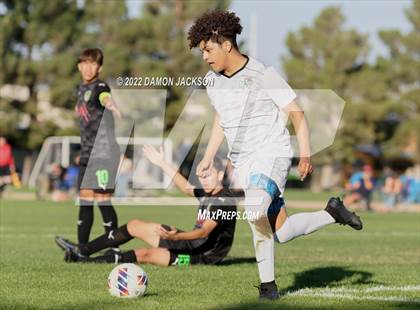 Thumbnail 1 in Virgin Valley vs Sports Leadership & Management (NIAA 3A Southern Quarterfinal) photogallery.