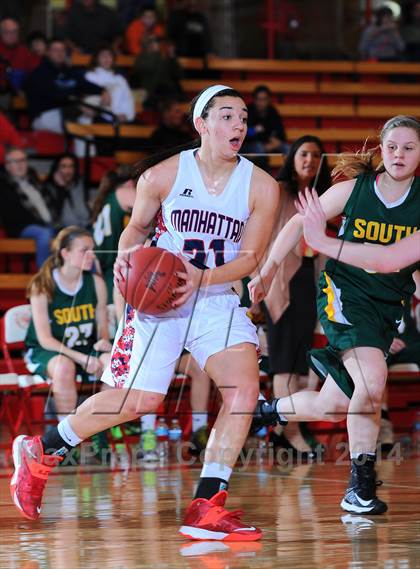 Thumbnail 2 in Manhattan vs Shawnee Mission South (Mid America Classic 2nd Round) photogallery.