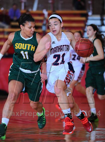 Thumbnail 3 in Manhattan vs Shawnee Mission South (Mid America Classic 2nd Round) photogallery.
