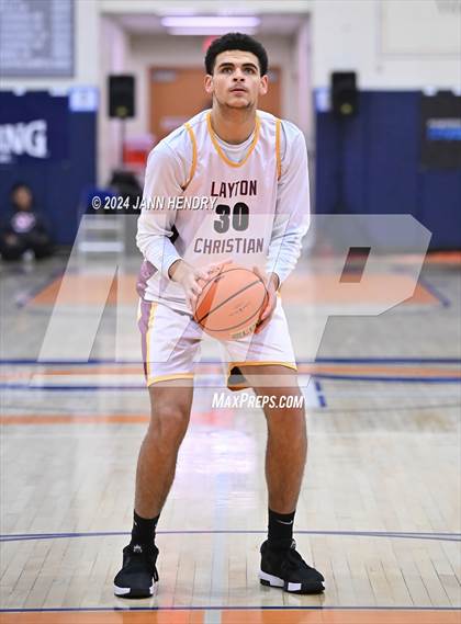 Thumbnail 1 in Layton Christian Academy vs. Redondo Union (Tarkanian Classic) photogallery.