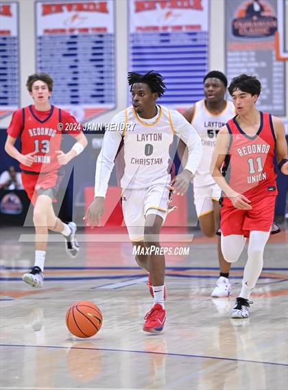 Thumbnail 2 in Layton Christian Academy vs. Redondo Union (Tarkanian Classic) photogallery.