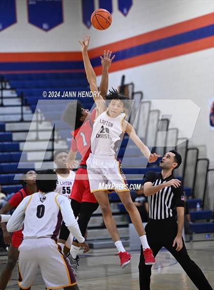 Thumbnail 1 in Layton Christian Academy vs. Redondo Union (Tarkanian Classic) photogallery.