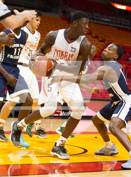 Thumbnail 1 in Florida Prep vs. South Miami (Hoophall Miami Invitational) photogallery.