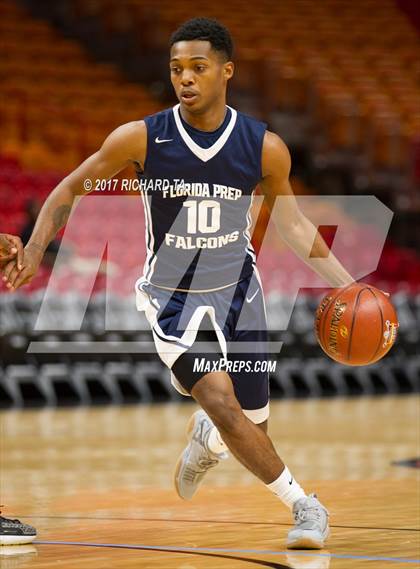Thumbnail 3 in Florida Prep vs. South Miami (Hoophall Miami Invitational) photogallery.