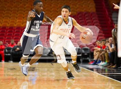 Thumbnail 2 in Florida Prep vs. South Miami (Hoophall Miami Invitational) photogallery.