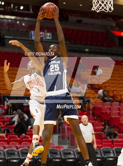 Thumbnail 1 in Florida Prep vs. South Miami (Hoophall Miami Invitational) photogallery.