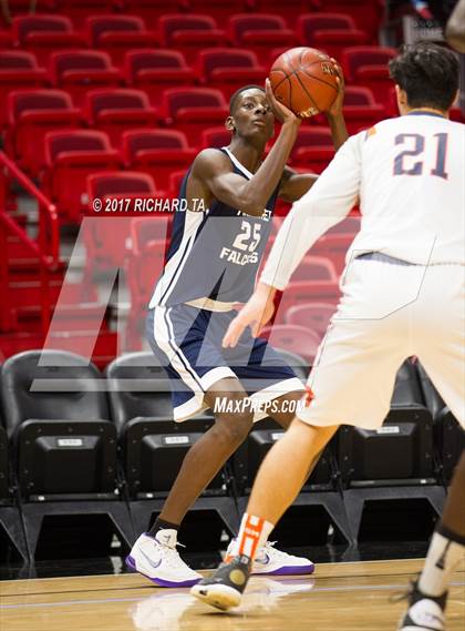 Thumbnail 1 in Florida Prep vs. South Miami (Hoophall Miami Invitational) photogallery.