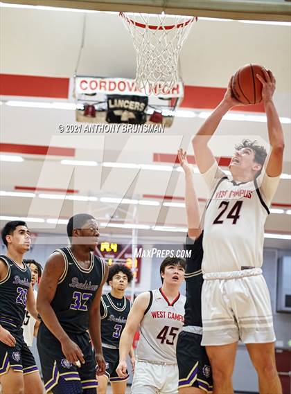 Thumbnail 1 in Bradshaw Christian vs. West Campus (Cordova Christmas Classic) photogallery.