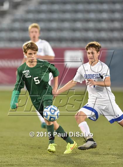 Thumbnail 3 in Mountain Vista vs. Broomfield (CHSAA 5A Final) photogallery.