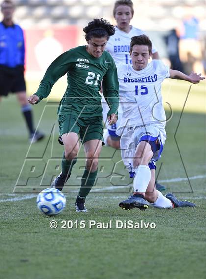 Thumbnail 3 in Mountain Vista vs. Broomfield (CHSAA 5A Final) photogallery.