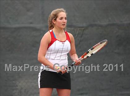 Thumbnail 2 in Monte Vista vs. St. Francis (CIF NorCal Team Tennis Championships) photogallery.