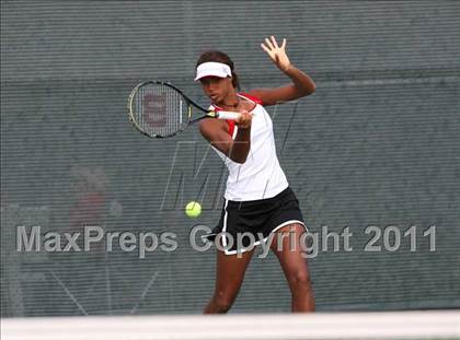 Thumbnail 2 in Monte Vista vs. St. Francis (CIF NorCal Team Tennis Championships) photogallery.