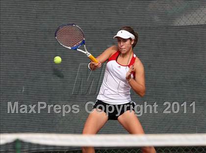 Thumbnail 3 in Monte Vista vs. St. Francis (CIF NorCal Team Tennis Championships) photogallery.