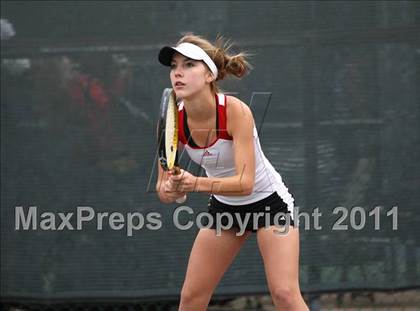 Thumbnail 3 in Monte Vista vs. St. Francis (CIF NorCal Team Tennis Championships) photogallery.