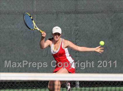 Thumbnail 1 in Monte Vista vs. St. Francis (CIF NorCal Team Tennis Championships) photogallery.