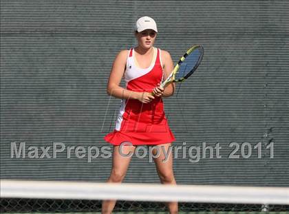 Thumbnail 3 in Monte Vista vs. St. Francis (CIF NorCal Team Tennis Championships) photogallery.