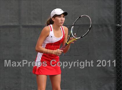 Thumbnail 1 in Monte Vista vs. St. Francis (CIF NorCal Team Tennis Championships) photogallery.
