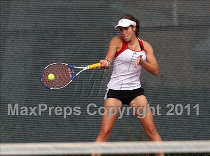 Thumbnail 1 in Monte Vista vs. St. Francis (CIF NorCal Team Tennis Championships) photogallery.