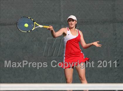 Thumbnail 3 in Monte Vista vs. St. Francis (CIF NorCal Team Tennis Championships) photogallery.