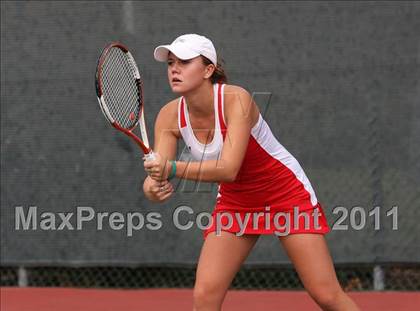 Thumbnail 3 in Monte Vista vs. St. Francis (CIF NorCal Team Tennis Championships) photogallery.