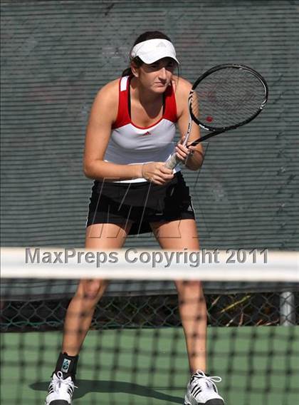 Thumbnail 3 in Monte Vista vs. St. Francis (CIF NorCal Team Tennis Championships) photogallery.